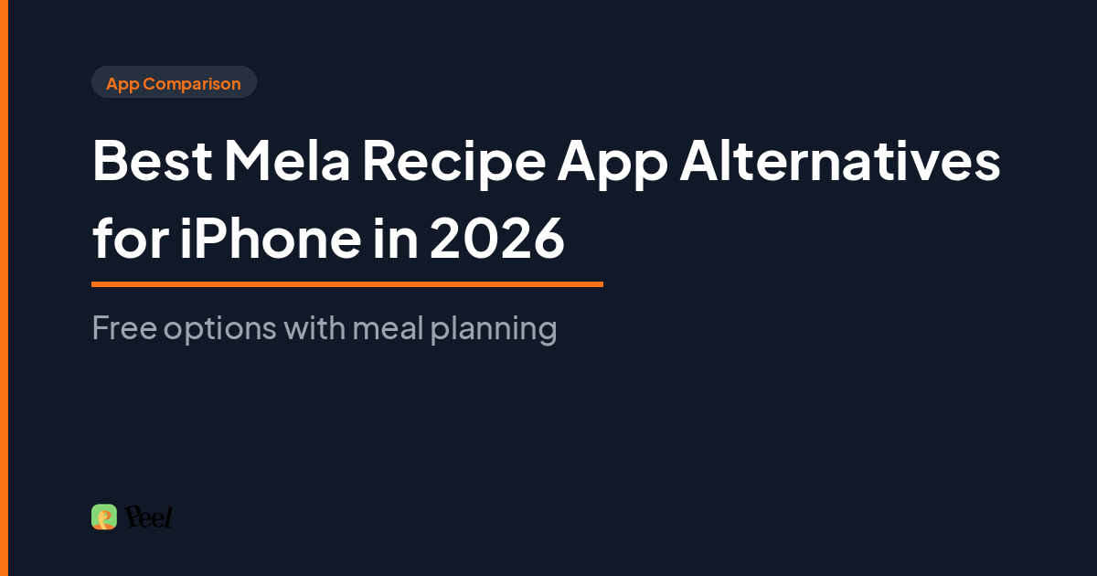 Best Mela recipe app alternative for iPhone: free options compared