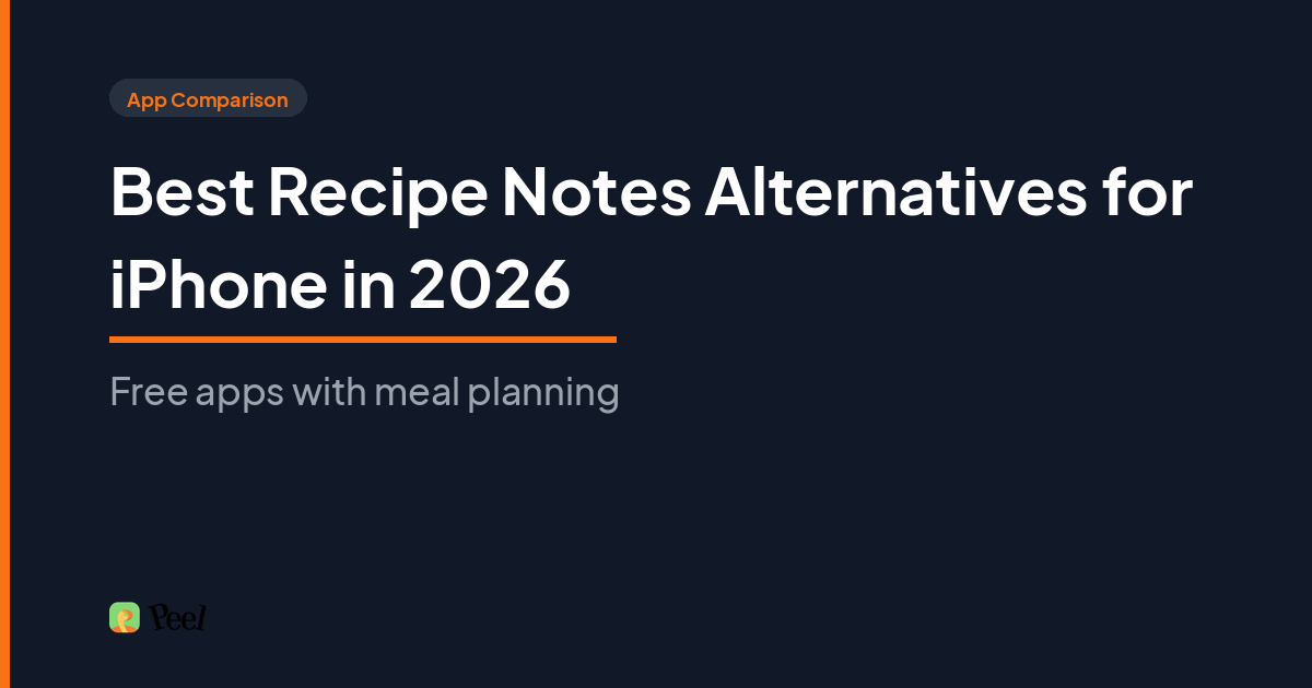 Best recipe notes alternative apps for iPhone compared