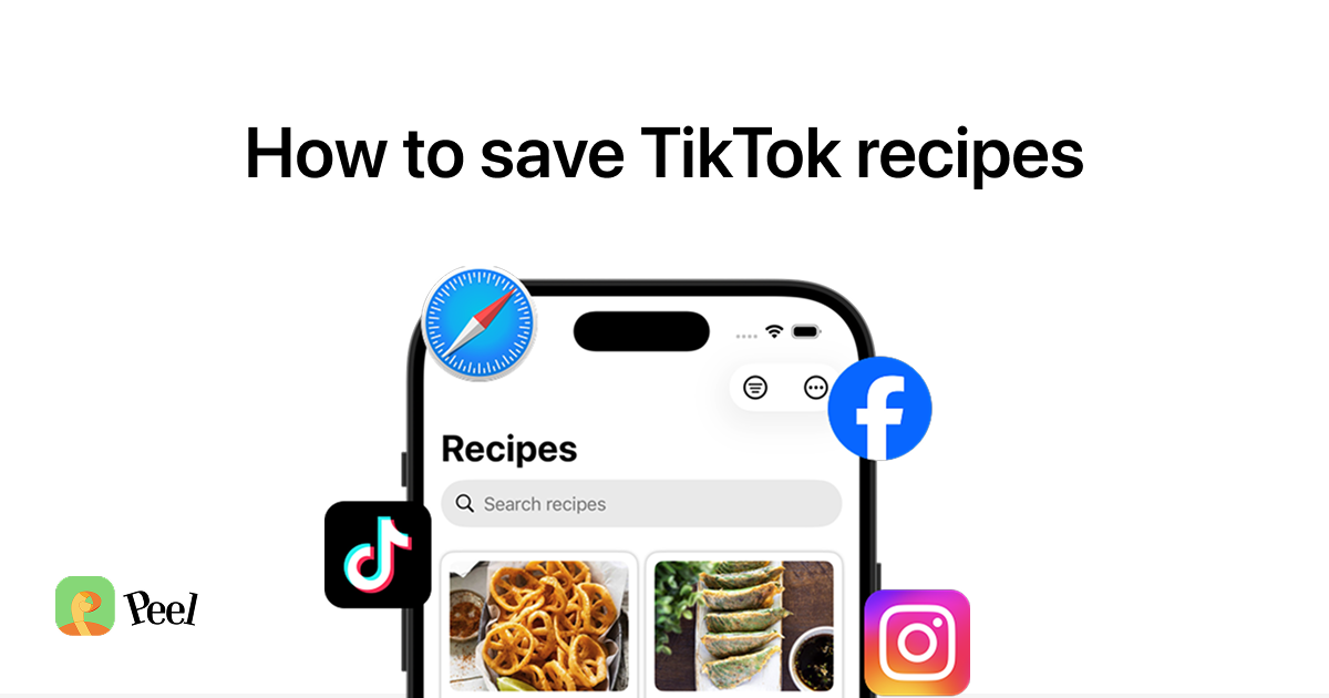How to save TikTok recipes