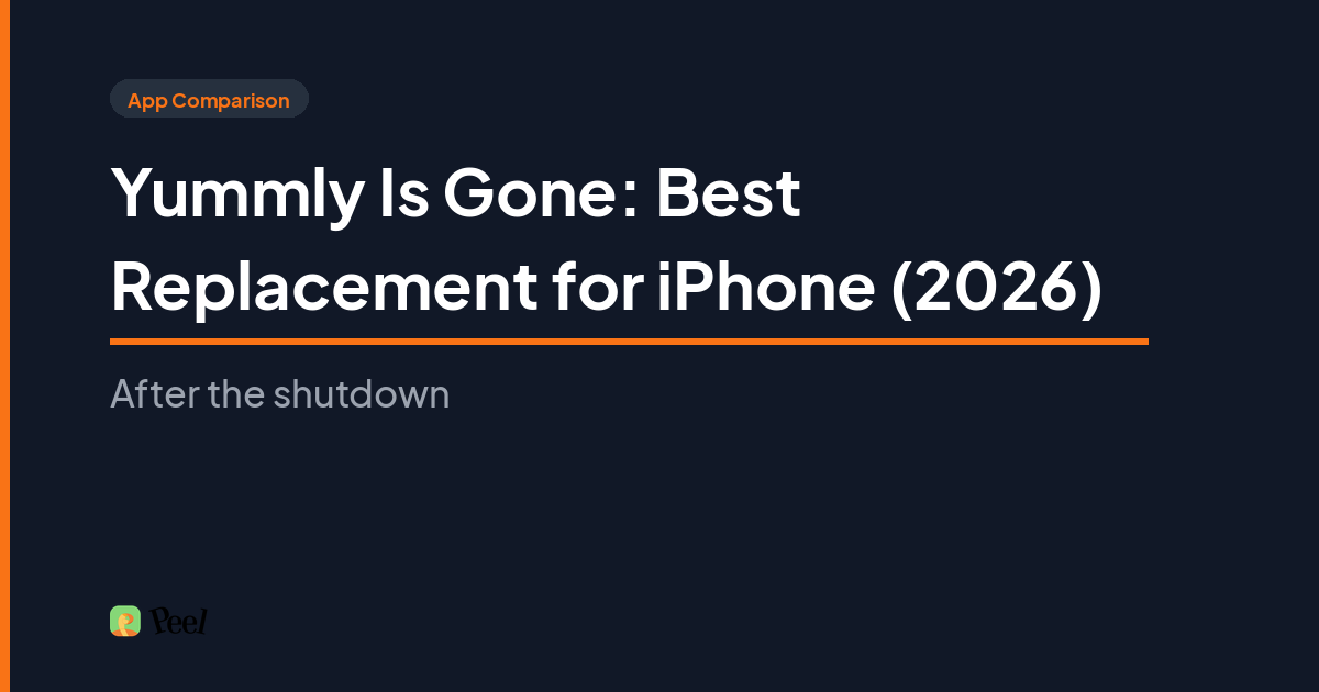 Best Yummly replacement app for iPhone in 2026