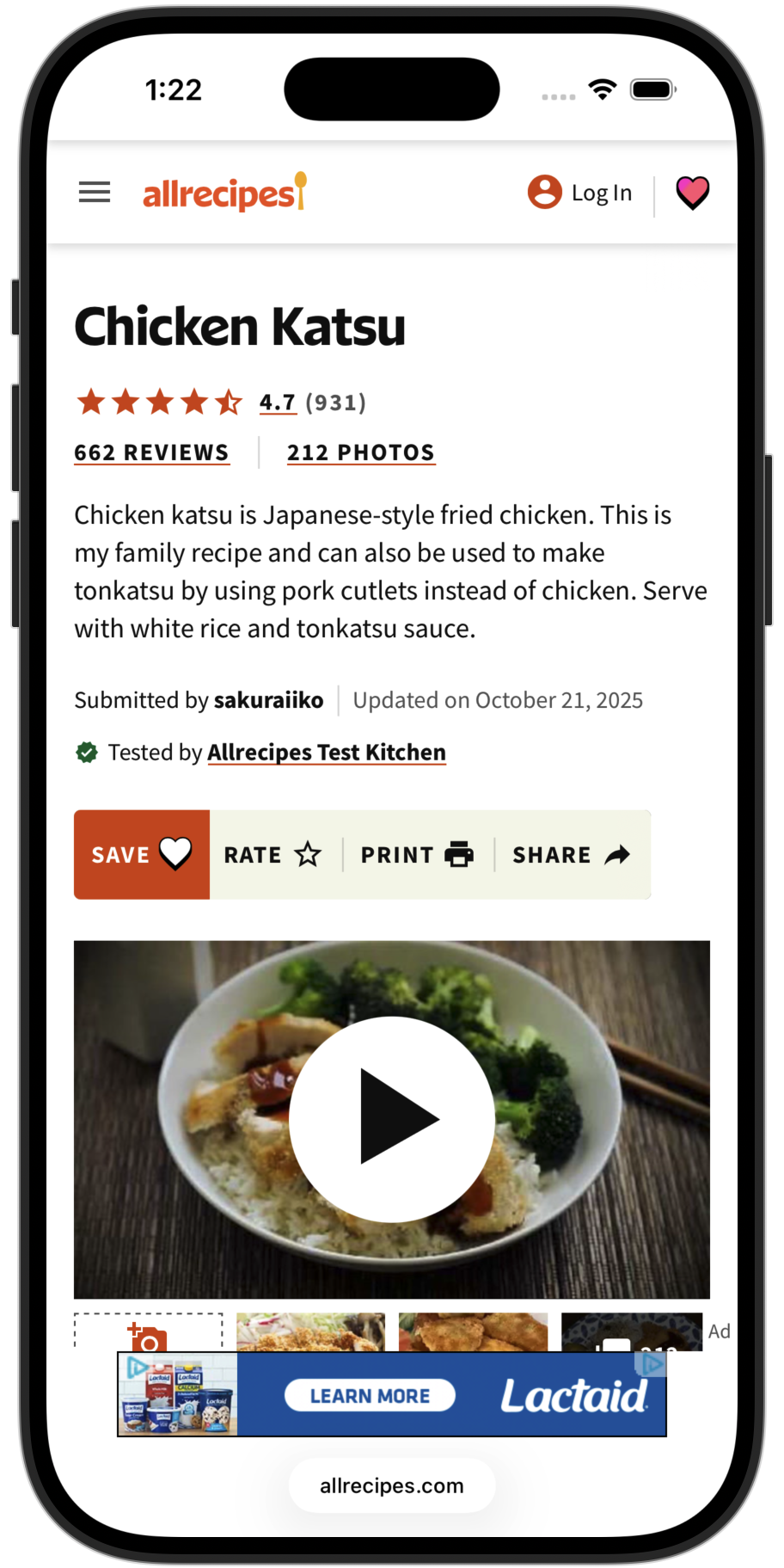 Step 1: Find a recipe on TikTok or any website